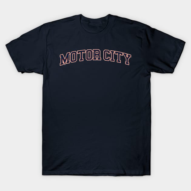 Motor City Baseball Detroit Tigers T Shirt TeePublic